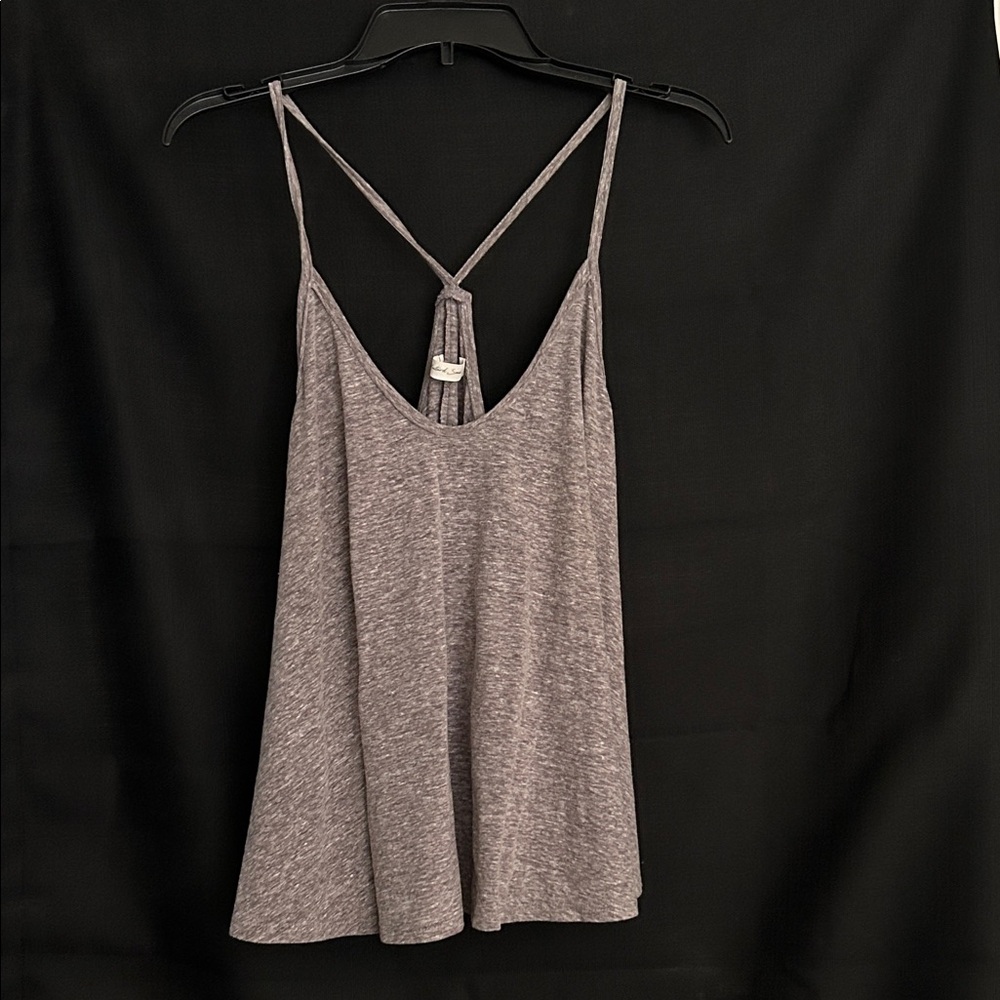 Mustard Seed Heather Gray Camisole Top
